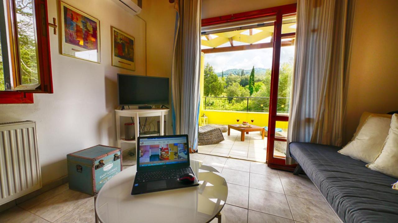Zen Stone House Villa Agios Georgios Pagon Luaran gambar